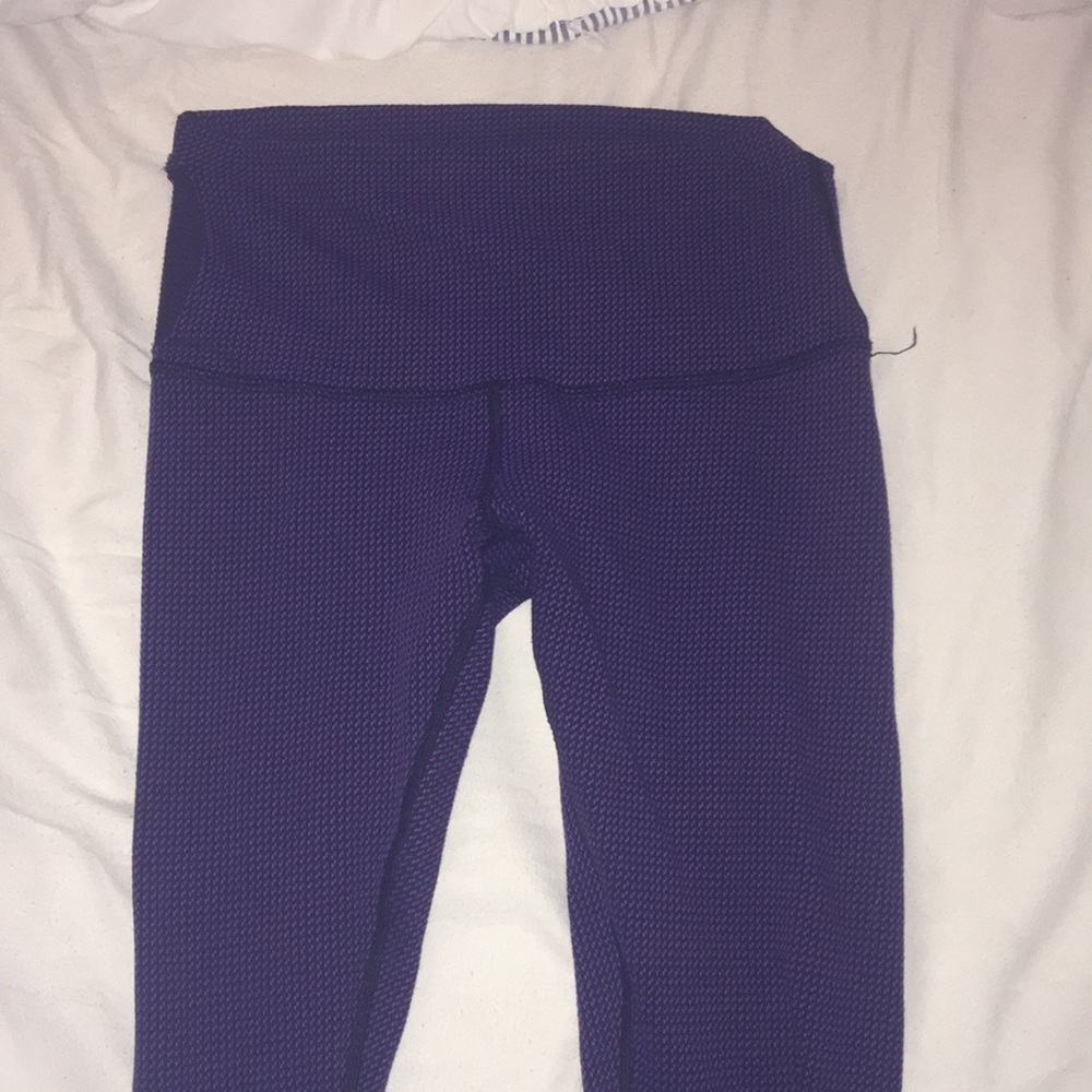Full length purple Lululemon leggings